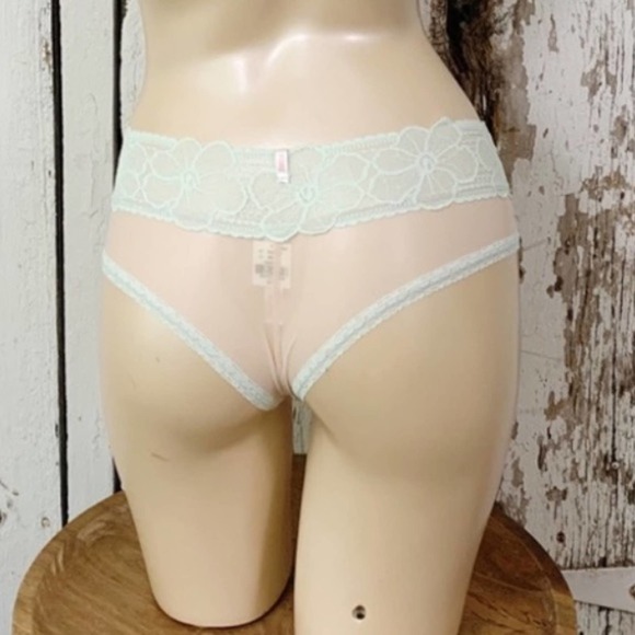 PINK Victoria's Secret Other - Victoria secret Pink nude & mint floral cheeky panty NEW